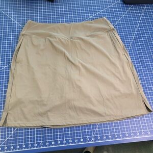 Plus Size Grey Athletic Skort